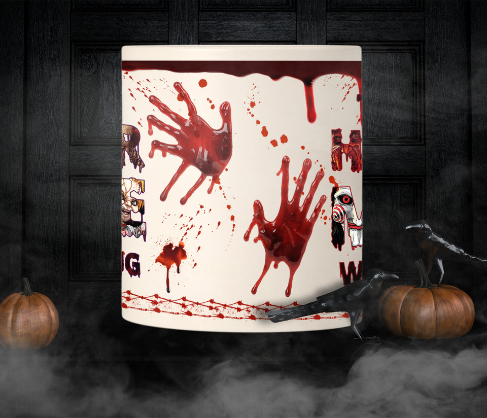 Horror Movie Blood 11 oz. White Mug