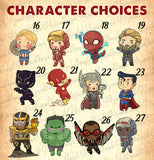 Personalized Superhero Family Poster