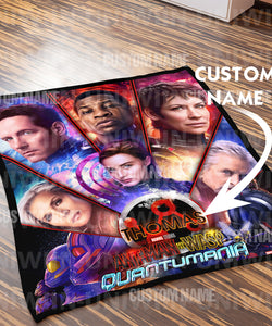 Personalized Ant Man and Wasp Quantumania Blanket, Blanket Gift Ideas
