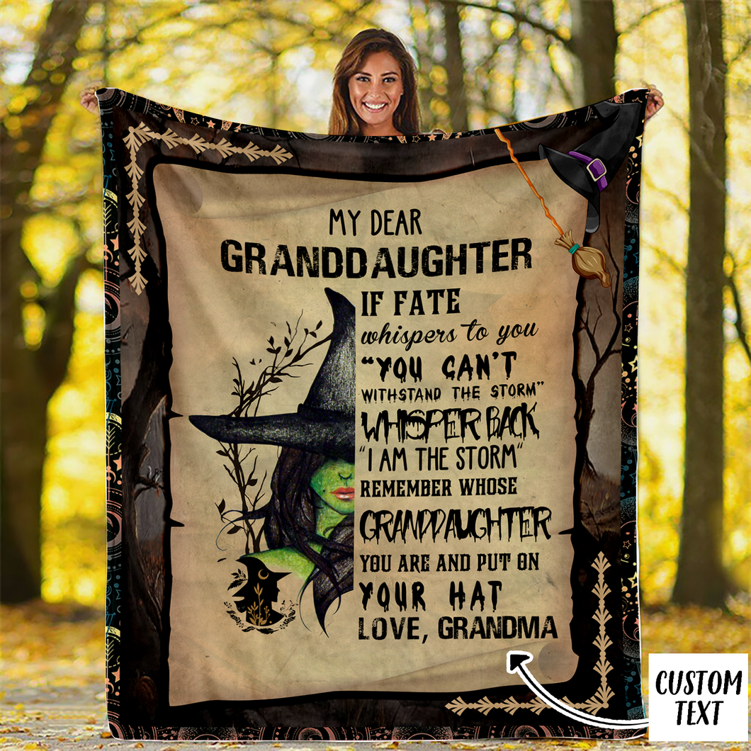 Personalized Grandma Gift For Granddaughter, Halloween Gift