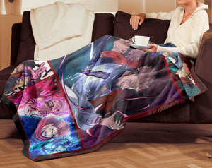 Personalized Sukuna N Itadori Blanket, Anime Fan