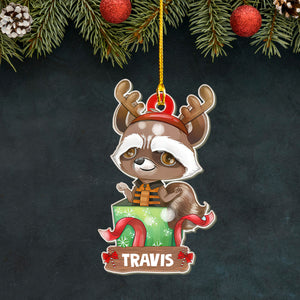 Personalized Character And Names Hanging Christmas Tree Ornament Plastic 2