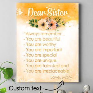 Dear Sister Poster