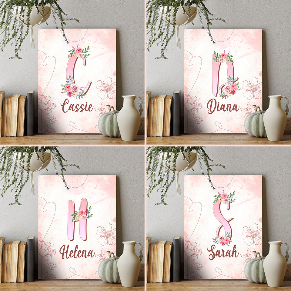 Personalized First Name Poster Gift For Girls