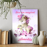 Personalized Name You Are Magical Poster