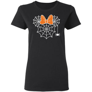 Mickey And Minnie Mouse Halloween Black T-Shirt